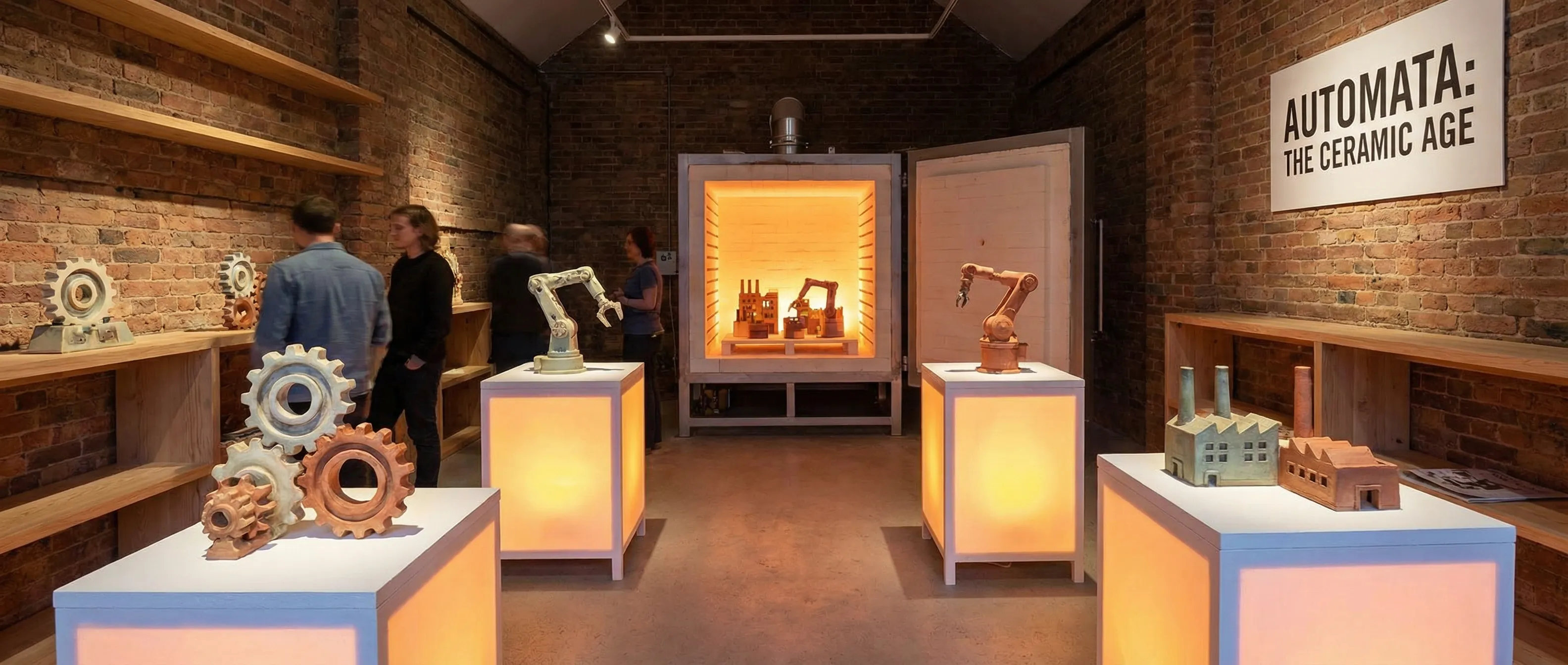 Gallery series with automated kiln cycle