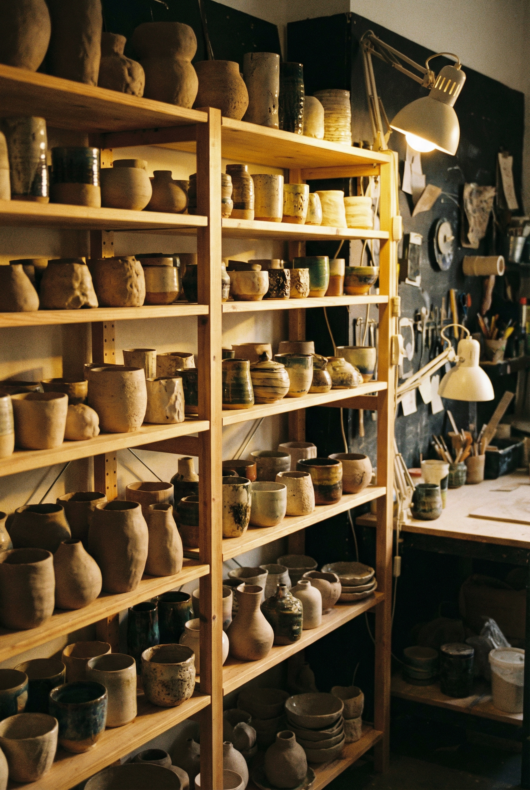 Traditional ceramic forms with modern techniques